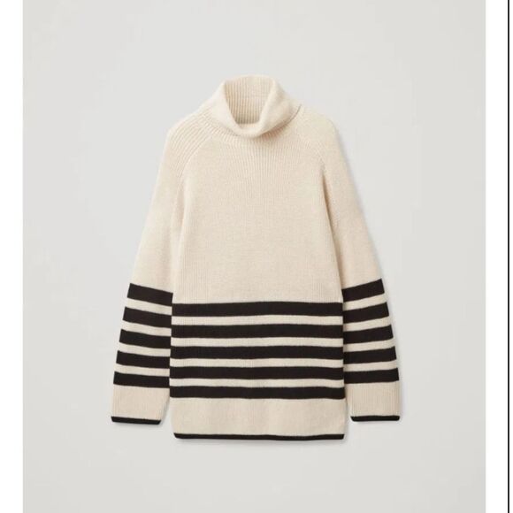 Cos Roll-Neck Striped Jumper - Picture 9 of 10